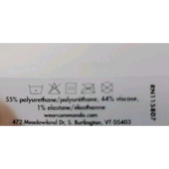 Commando Evereve Skirt Womans Medium Black Faux Leather Patent Mini Stretch NWT - Picture 9 of 9